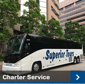 Superior Tours Charter service New Motor Coaches