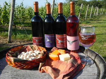 Osprey Winery bottles