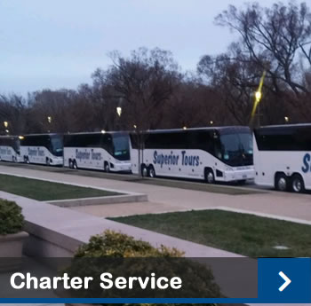 Superior Tours Charter service one bus or more