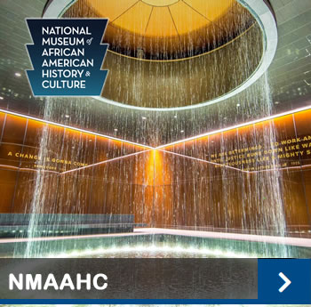 The National Museum of African American History and Culture waterfall